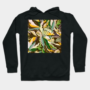 Tropical Birds and Green Plants in the Jungle Hoodie